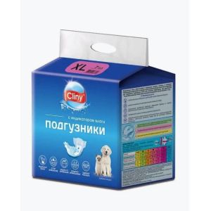 Подгузники д/собак Cliny XL 7шт (15-30кг)
