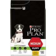 Проплан 3кг д/щенков Puppy Medium OPTI START курица 10-25кг 1/4