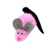 Игр.д/кош. GoSi sh-07455 Мышь-полевка с ушами Розовая с норковым хвостом