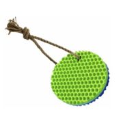 Игр.д/собак GoSi sh-08154 Массажер для десен «Круг двойной» 15см синий/зеленый